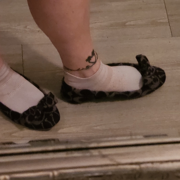 Coach Black and Purple Women's Slippers - Picture 6 of 6